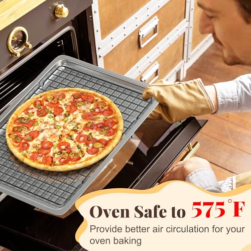 2 PCS Grid Wire Baking Cooling Racks
