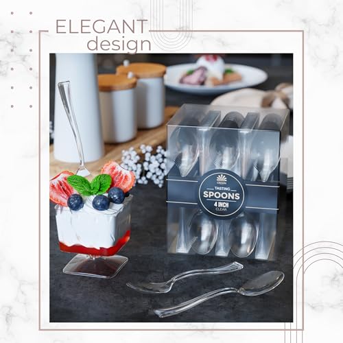 Mini Dessert Spoons (100 Count)