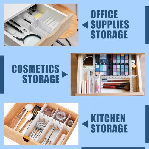 15 Pcs 5.12 Tall Drawer Divider Adjustable Drawer Organizer (15 Count)