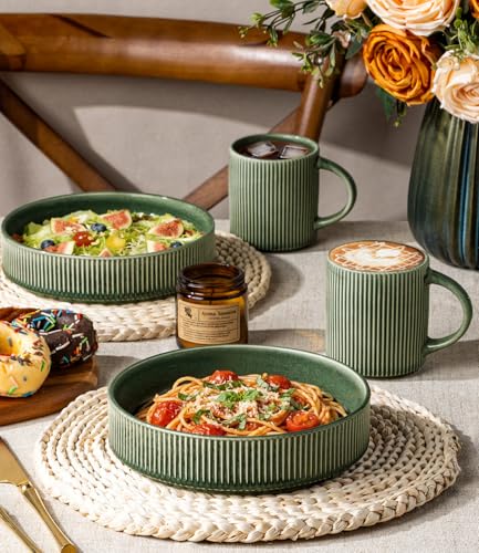 7.5 Inch Pasta Bowls Set of 6 (6 Count)