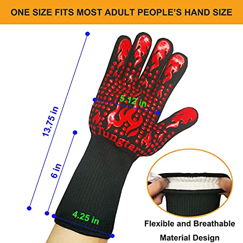 Turkey Fryer BBQ Heat Resistant Gloves (2 Count)