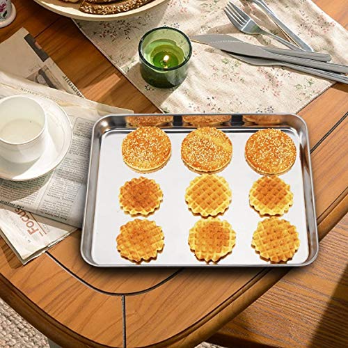 Baking Sheet with Rack Set [2 Pans + 2 Racks]
