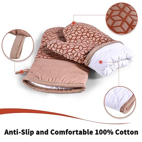 Oven Mitts And Pot Holders Set 6Pcs (6 Count)