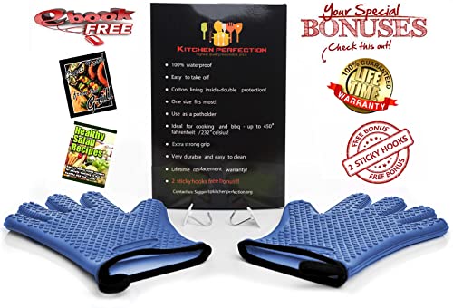 XL Silicone Smoker BBQ Gloves (2 Count)