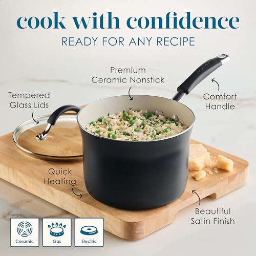 Cucina Ceramic Nonstick Pots and Pans Set