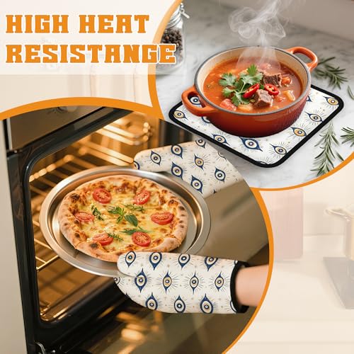 Evil Eyes Oven Mitts and Pot Holders (4 Count)