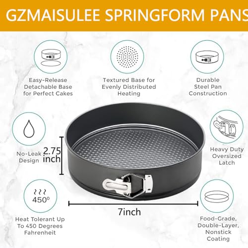 7 Inch Springform Cheesecake Pan with Removable Bottom