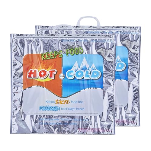 Hot & Cold Insulated Bags for Food Delivery & Grocery Shopping