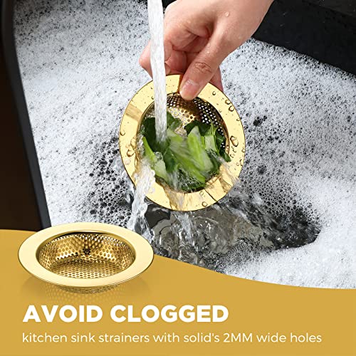 3 Pcs Sink Plug Stopper Disposal Drain Strainer (3 Count)