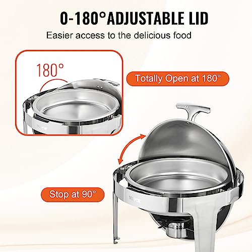 Roll Top Chafing Dish Buffet Set