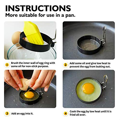 Egg Ring for Frying Eggs and English Muffin (2 Count)