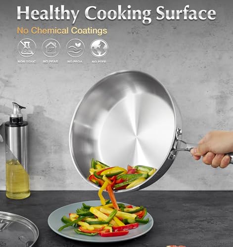 Tri Ply Stainless Steel Cookware Set 10 Piece