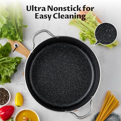 12 Quart Nonstick Stock Pot with Lid