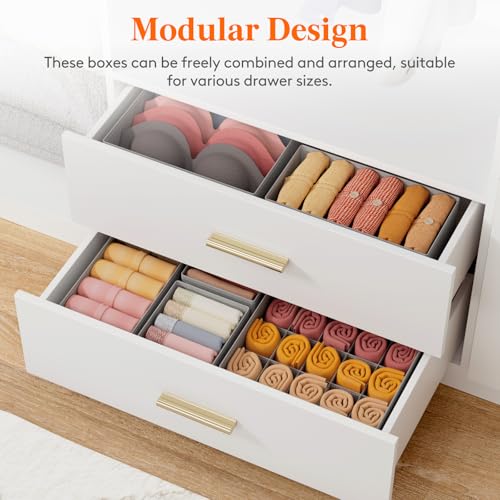 Underwear Drawer Organizer for Closet 36 Pack (36 Count)