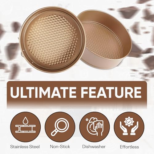 Circle Springform Cake Pan 8.5''