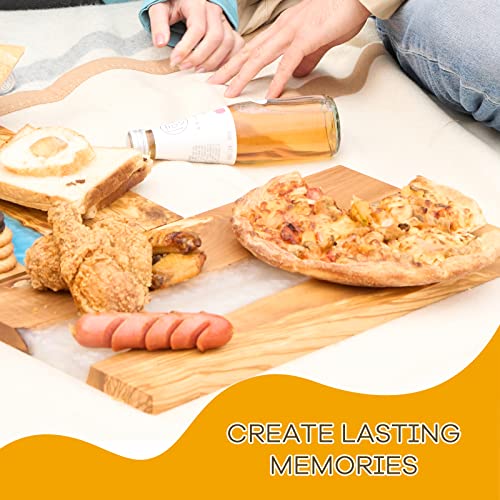 Italian Olive Wood luxury Cheese board with Resin