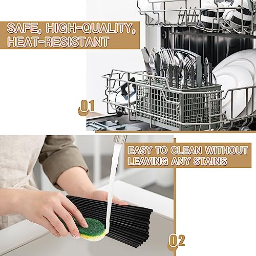 200 Pairs Fiberglass Reusable Chopsticks 9.5" Dishwasher Safe Black Cherry Chopsticks for Chinese Style Japanese Food Cooking Supplies