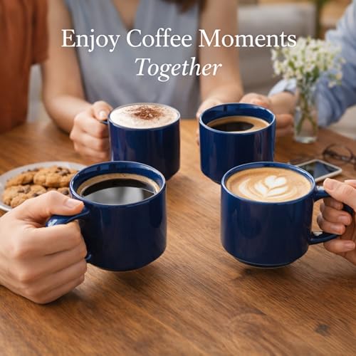 14 OZ Coffee Mugs Set of 6 (6 Count)