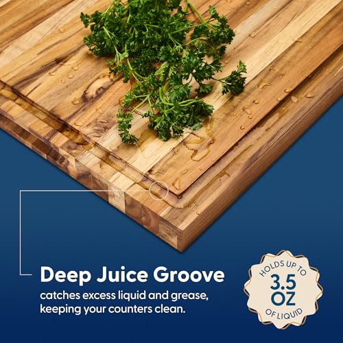 Laurel Teak Wood Cutting Board