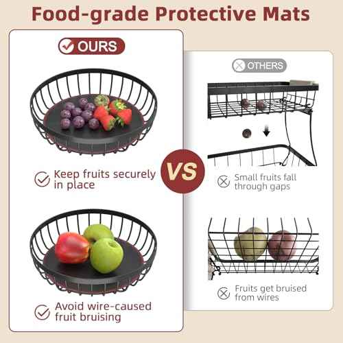 2 Tier Fruit Bowl for Kitchen Counter