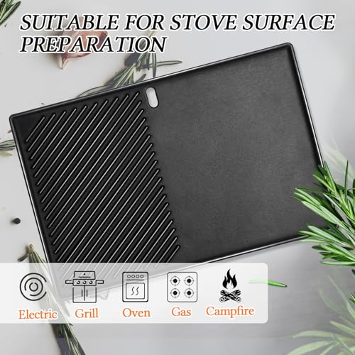 7598 Cast Iron Grill Griddle for Weber Spirit 300 and Spirit II 300 Series