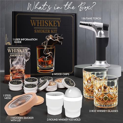 Whiskey Smoker Kit with Torch (12 Count)