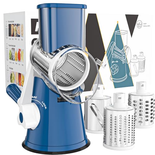 Rotary Cheese Grater Hand Crank Cheese Shredder for Fresh Cheese