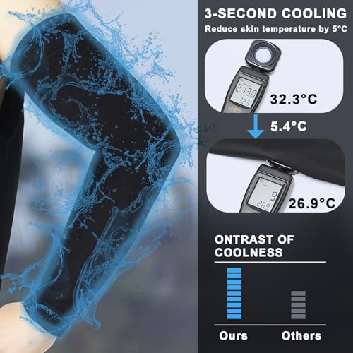 UV Sun Protection Arm Sleeves for Men Women
