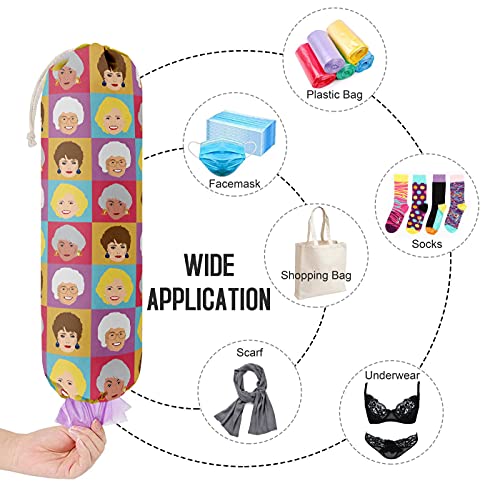 Golden Girls Grocery Bags Holder Organizer For Shopping Bags