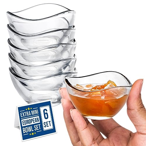 Mini Glass Prep Bowls Set of 6 (6 Count)