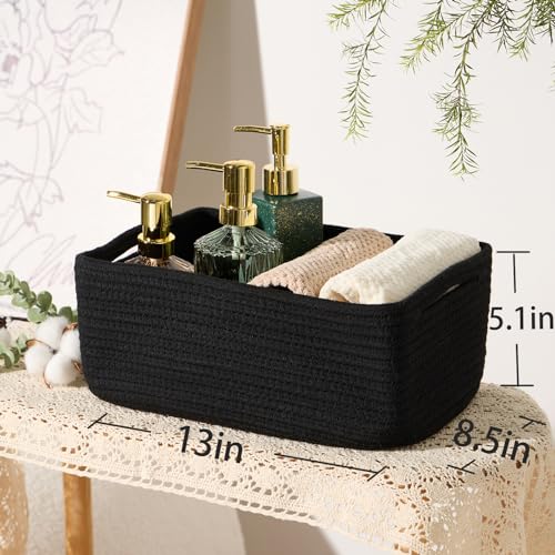 Small Storage Baskets for Organizing (3 Count)