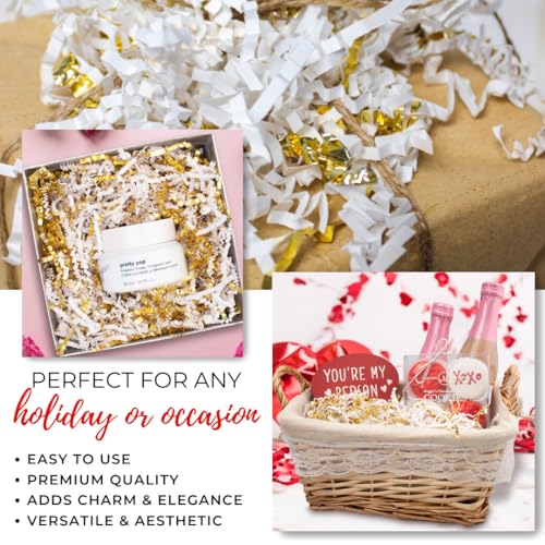 MagicWater Crinkle Cut Paper Gift Basket Filler (32 Ounce)