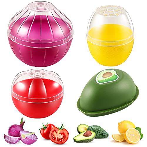 Vegetable and Fruit Storage Containers for Fridge (4 Count)