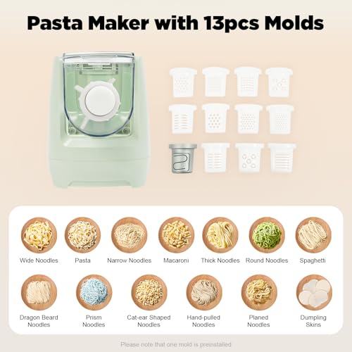 110V 260W Green Electric Pasta Maker Machine