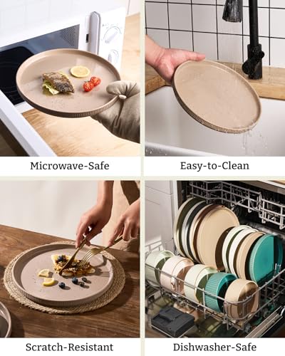 Stoneware Dishes Dinnerware Sets for 6 (18 Count)