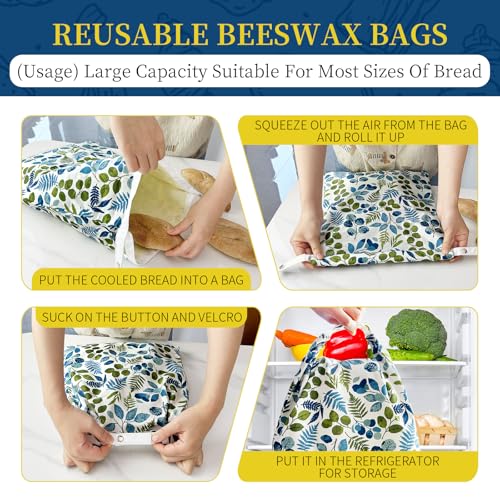 Reusable Beeswax Bread Storage Bag