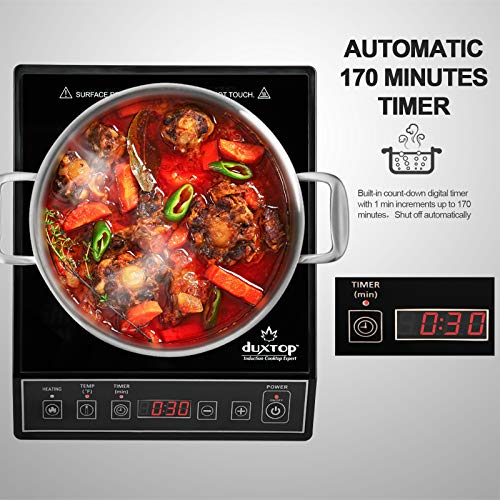 1800W Portable Induction Cooktop Countertop Burner