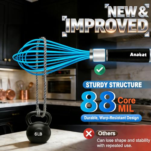 Silicone Kitchen Whisk Set of 4 (4 Count)