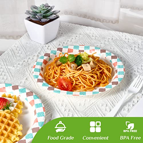 360 pack Paper Plates 8.375 Inch (360 Count)