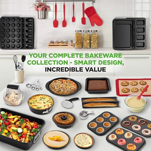 42 Piece Nonstick Bakeware Set