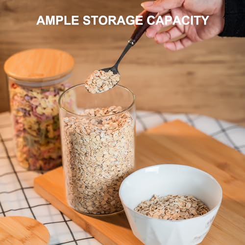 50oz Glass Food Storage Jars Set of 6 (6 Count)