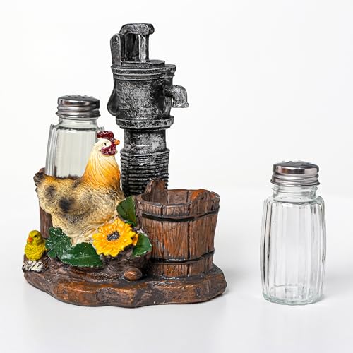 Rooster & Chick Salt & Pepper Shaker Set