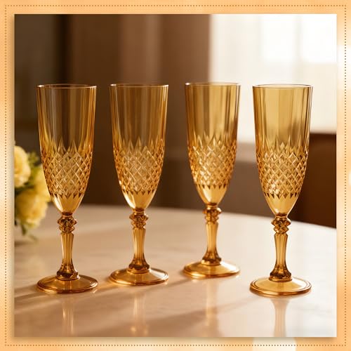 12 Pack Plastic Champagne Flutes (12 Count)