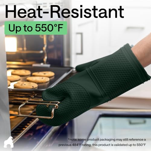Silicone Oven Mitts (2 Count)