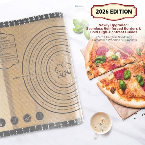 36"x24" Extra Thick Silicone Baking Mat for Pastry and Bread
