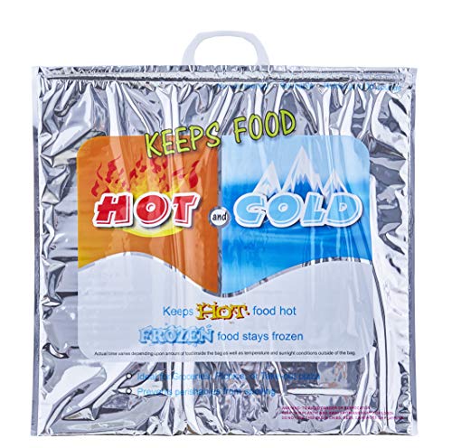 Hot and Cold Insulated Bags for Food Delivery