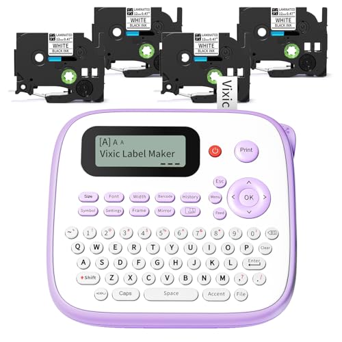 Label Maker Machine with Tapes (4 Count)