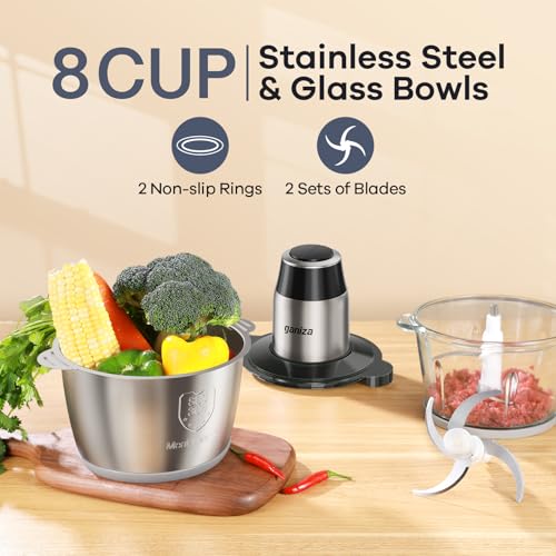 Food Processors with 2 Bowls