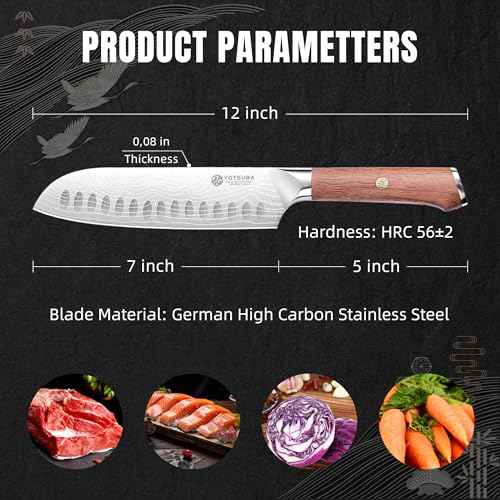 7" Santoku Japanese Chef Knife (3 Count)
