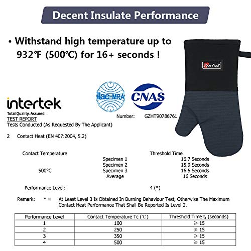 Oven Gloves Oven Mitts Heat Resistant 550 Degrees